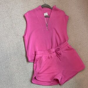 Varley Double Soft Pink Set